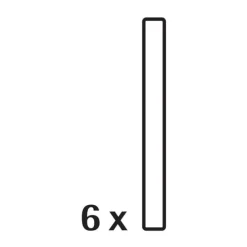 Bar- & Weinzubehör | WMF Baric Trinkhalm-Set aus Glas, 15 cm, 6-teilig plus Reinigungsbürste