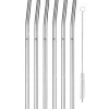 Bar- & Weinzubehör | WMF BaricTrinkhalm-Set aus Cromargan®, 24 cm, 6-teilig plus Reinigungsbürste