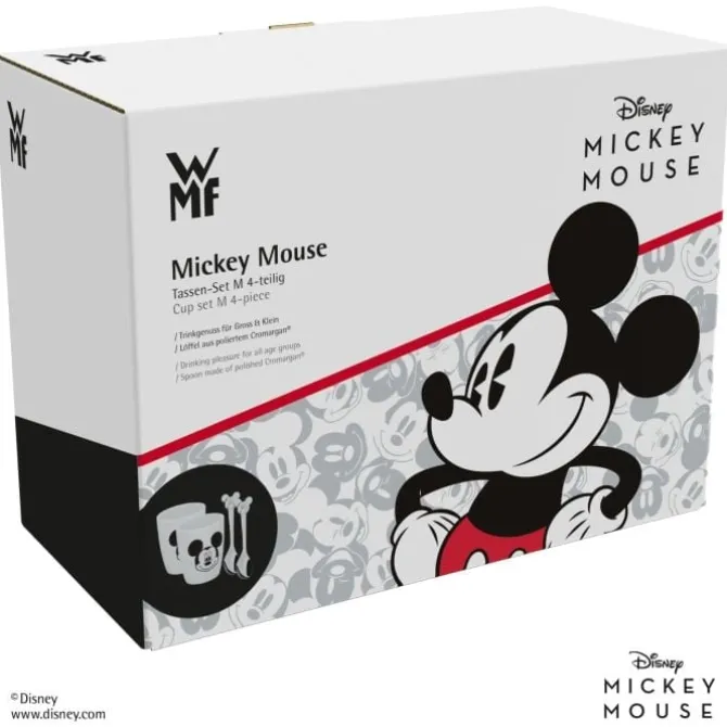 Geschirr & Accessoires | Essbestecke | WMF Becher-Set Disney Mickey Mouse, Größe M, 4-teilig