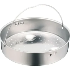 Zubehör & Ersatzteile | WMF Dampfgareinsatz mit Griff für Schnellkochtöpfe, 22 cm
