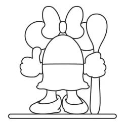 Geschirr & Accessoires | WMF Eierbecher Disney Minnie Mouse mit Löffel