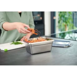 Vorratsdosen | WMF EMSA CLIP & CLOSE Edelstahl Frischhaltedose 2,0 l N11506