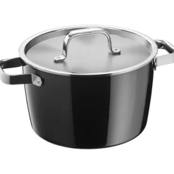 Töpfe | WMF Fusiontec Aromatic Kochtopf, 22 cm, Schwarz