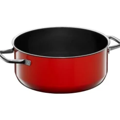 Töpfe | WMF Fusiontec Compact Bratentopf mit Glasdeckel, 24 cm, Red