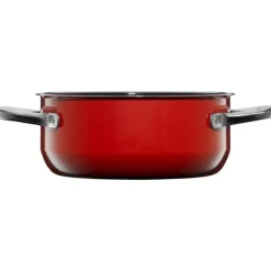 Töpfe | WMF Fusiontec Compact Bratentopf mit Glasdeckel, 18 cm, Red