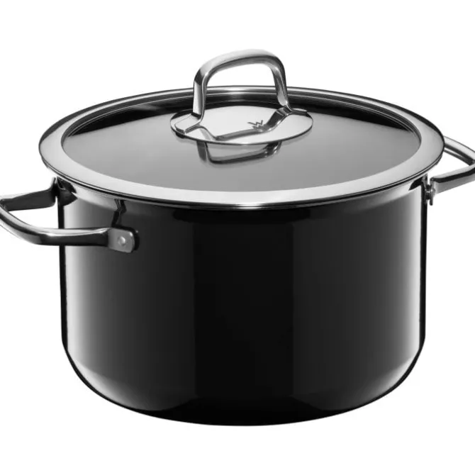 Töpfe | WMF Fusiontec Compact Kochtopf mit Glasdeckel, 24 cm, Black