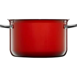 Töpfe | WMF Fusiontec Compact Kochtopf mit Glasdeckel, 24 cm, Red