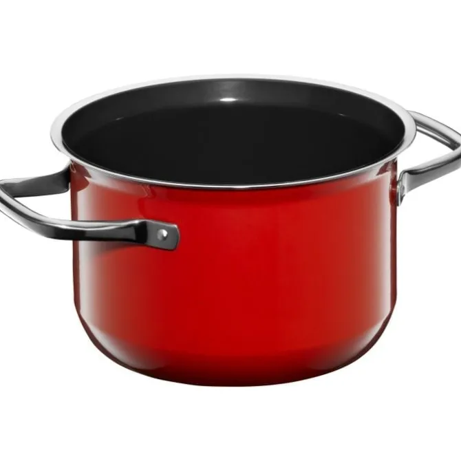 Töpfe | WMF Fusiontec Compact Kochtopf mit Glasdeckel, 18 cm, Red