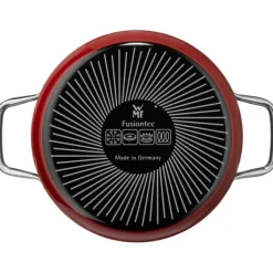 Töpfe | WMF Fusiontec Compact Kochtopf mit Glasdeckel, 22 cm, Red