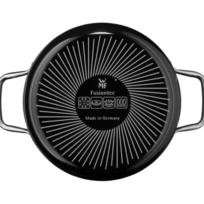 Töpfe | WMF Fusiontec Compact Kochtopf mit Glasdeckel, 18 cm, Black