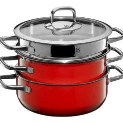 Töpfe | WMF Fusiontec Compact Topf-Set, 3-teilig, Red