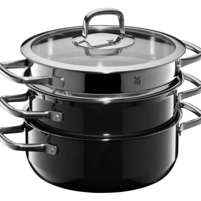 Töpfe | WMF Fusiontec Compact Topf-Set, 3-teilig, Black