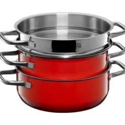Töpfe | WMF Fusiontec Compact Topf-Set, 3-teilig, Red