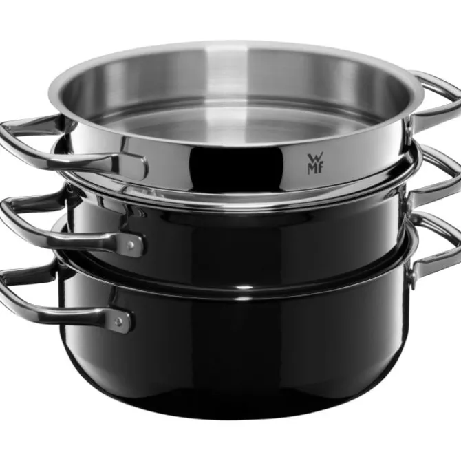 Töpfe | WMF Fusiontec Compact Topf-Set, 3-teilig, Black
