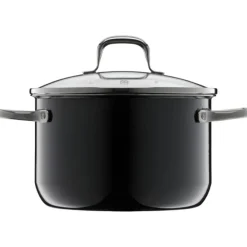 Töpfe | WMF Fusiontec Essential Kochtopf mit Deckel, 20 cm, Black