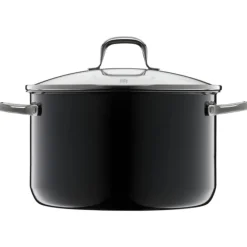Töpfe | WMF Fusiontec Essential Kochtopf mit Deckel, 24 cm, Black