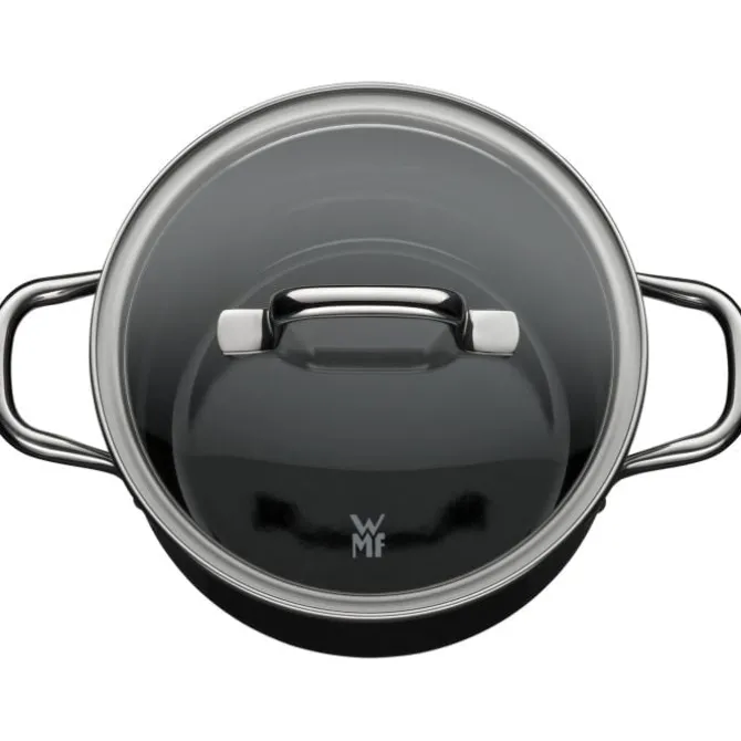 Töpfe | WMF Fusiontec Essential Topf-Set, 3-teilig, Black