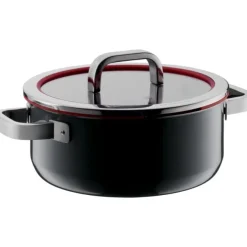 Töpfe | WMF Fusiontec Functional Bratentopf mit Glasdeckel, 24 cm, Black