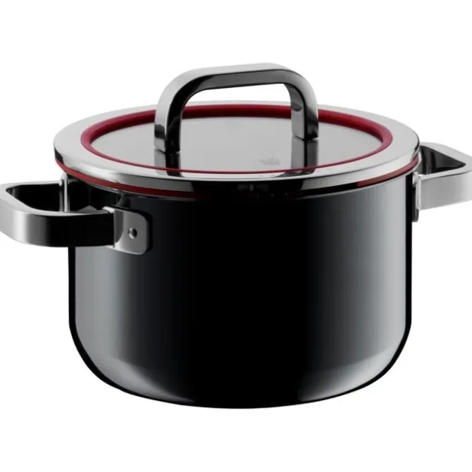 Töpfe | WMF Fusiontec Functional Kochtopf mit Glasdeckel, 20 cm, Black