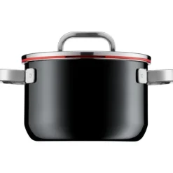 Töpfe | WMF Fusiontec Functional Kochtopf mit Glasdeckel, 20 cm, Black