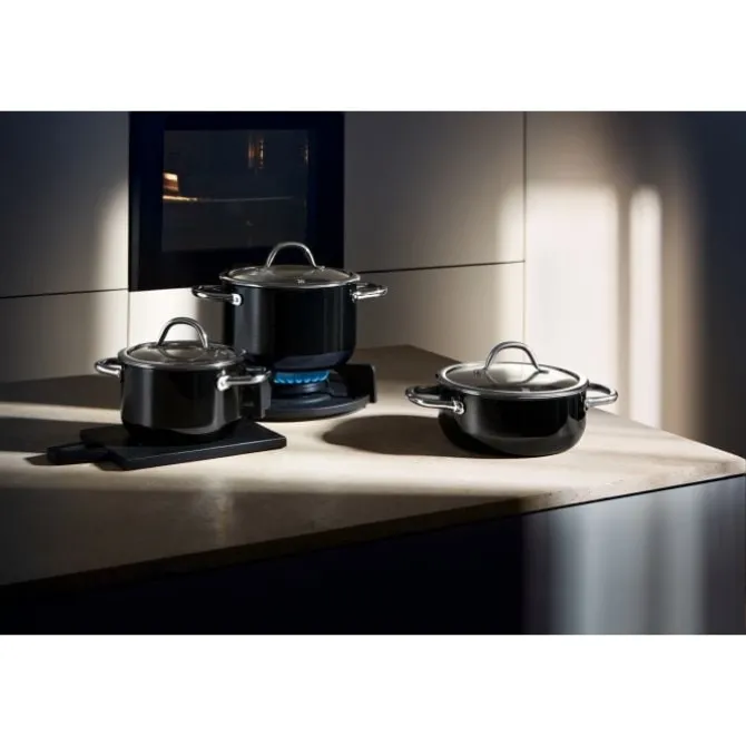 Töpfe | WMF Fusiontec Inspire Topf-Set, 3-teilig, Black