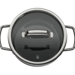 Töpfe | WMF Fusiontec Mineral Bratentopf mit Glasdeckel, 20 cm, Platinum