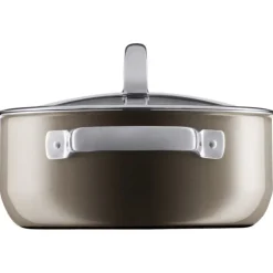 Töpfe | WMF Fusiontec Mineral Bratentopf mit Glasdeckel, 20 cm, Dark Brass