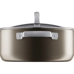 Töpfe | WMF Fusiontec Mineral Bratentopf mit Glasdeckel, 24 cm, Dark Brass