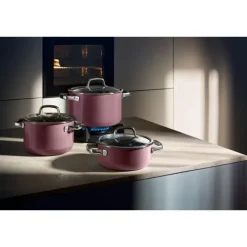 Töpfe | WMF Fusiontec Mineral Bratentopf mit Glasdeckel, 20 cm, Rose Quartz