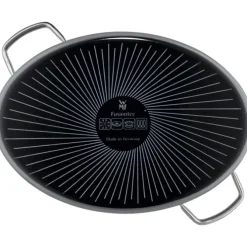 Töpfe | WMF Fusiontec Mineral Bräter mit Glasdeckel, oval, 36 cm, Platinum