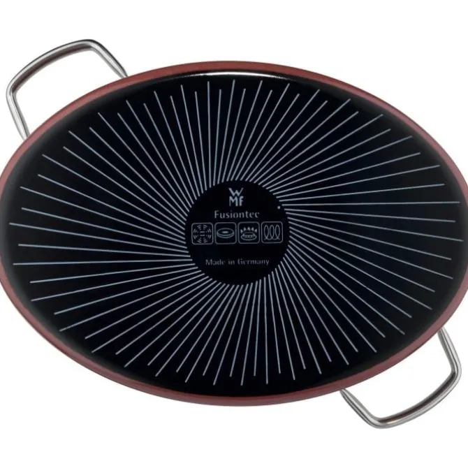 Töpfe | WMF Fusiontec Mineral Bräter mit Glasdeckel, oval, 36 cm, Rose Quartz