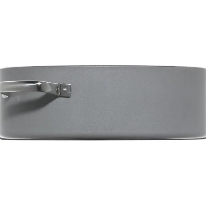 Töpfe | WMF Fusiontec Mineral Bräter mit Glasdeckel, oval, 36 cm, Platinum