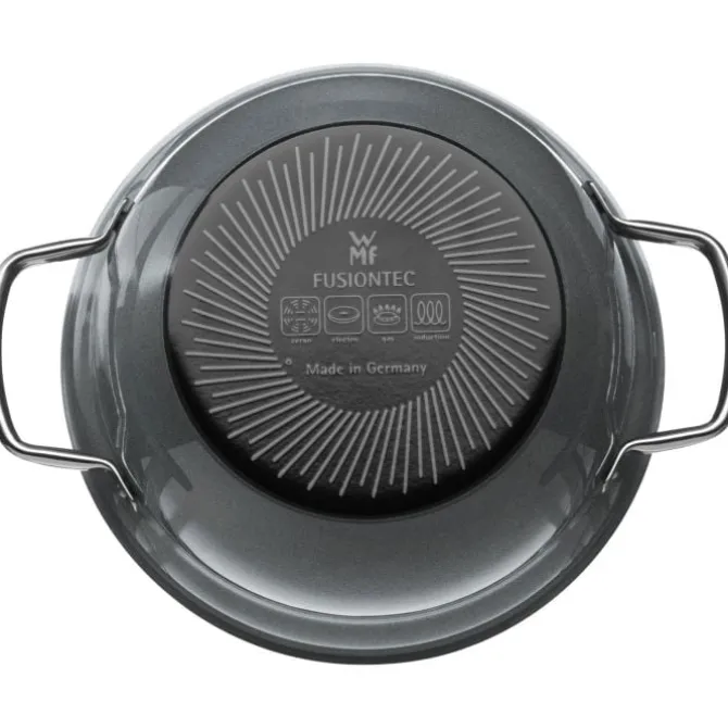 Töpfe | WMF Fusiontec Mineral Kochschüssel mit Glasdeckel, 24 cm, Platinum
