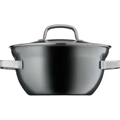 Töpfe | WMF Fusiontec Mineral Kochschüssel mit Glasdeckel, 24 cm, Platinum