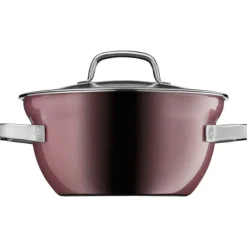 Töpfe | WMF Fusiontec Mineral Kochschüssel mit Glasdeckel, 24 cm, Rose Quartz