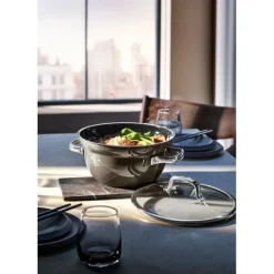 Töpfe | WMF Fusiontec Mineral Kochschüssel mit Glasdeckel, 20 cm, Dark Brass