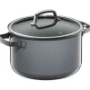 Töpfe | WMF Fusiontec Mineral Kochtopf mit Glasdeckel, 24 cm, Platinum