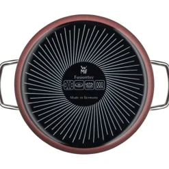 Töpfe | WMF Fusiontec Mineral Kochtopf mit Glasdeckel, 24 cm, Rose Quartz