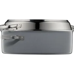 Töpfe | WMF Fusiontec Mineral Multi-Bräter mit Edelstahldeckel, 38 cm, Platinum