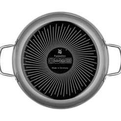 Pfannen | WMF Fusiontec Mineral Schmorpfanne mit Glasdeckel, 24 cm, Platinum