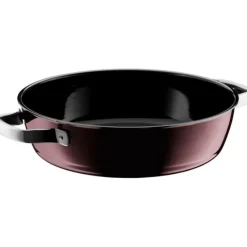 Pfannen | WMF Fusiontec Mineral Schmorpfanne mit Glasdeckel, 24 cm, Rose Quartz