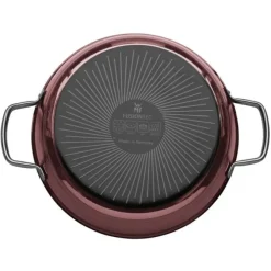 Pfannen | WMF Fusiontec Mineral Schmorpfanne mit Glasdeckel, 24 cm, Rose Quartz