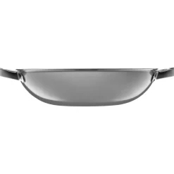 Pfannen | WMF Fusiontec Mineral Wok mit Glasdeckel, 32 cm, Platinum