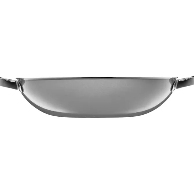 Pfannen | WMF Fusiontec Mineral Wok mit Glasdeckel, 36 cm, Platinum