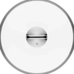 Pfannen | WMF Fusiontec Mineral Wok mit Glasdeckel, 32 cm, Platinum