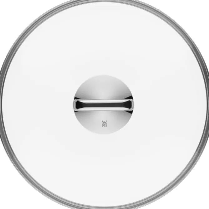 Pfannen | WMF Fusiontec Mineral Wok mit Glasdeckel, 32 cm, Platinum