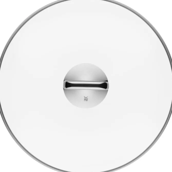 Pfannen | WMF Fusiontec Mineral Wok mit Glasdeckel, 36 cm, Platinum