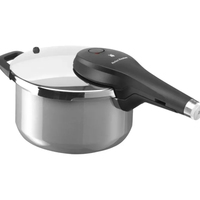 Schnellkochtöpfe | WMF Fusiontec Perfect Premium Schnellkochtopf, 22 cm, 4,5 Liter, Platinum