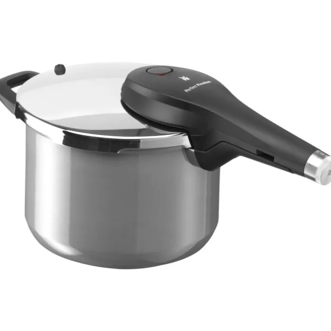 Schnellkochtöpfe | WMF Fusiontec Perfect Premium Schnellkochtopf, 22 cm, 6,5 Liter, Platinum