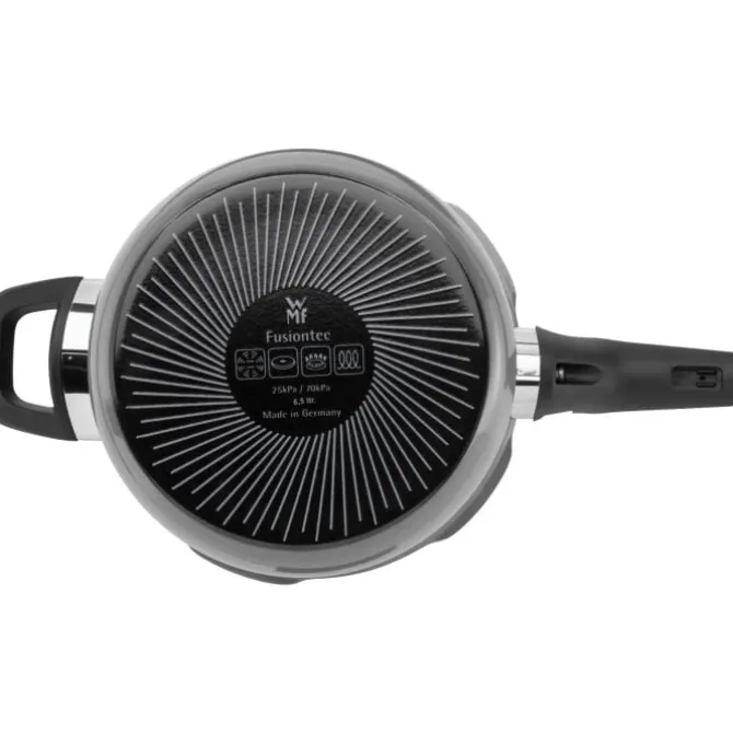 Schnellkochtöpfe | WMF Fusiontec Perfect Premium Schnellkochtopf, 22 cm, 6,5 Liter, Platinum